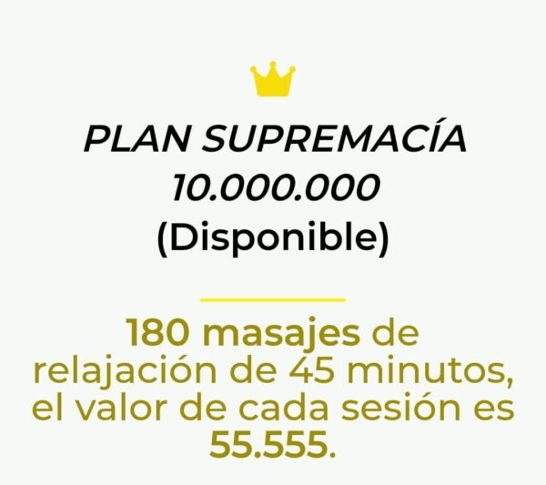 PLAN SUPREMACÍA